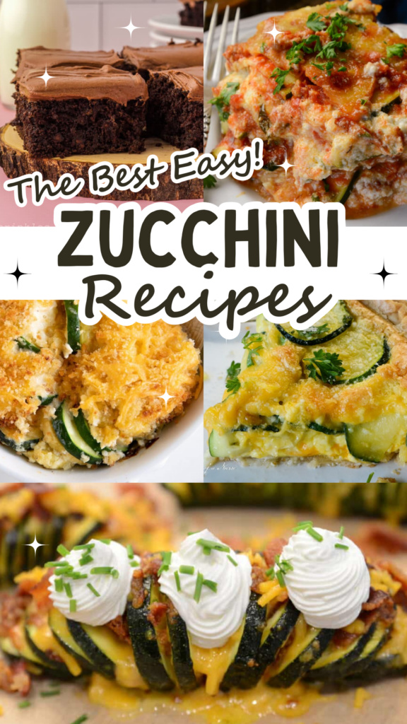 the best easy zucchini recipes long pin