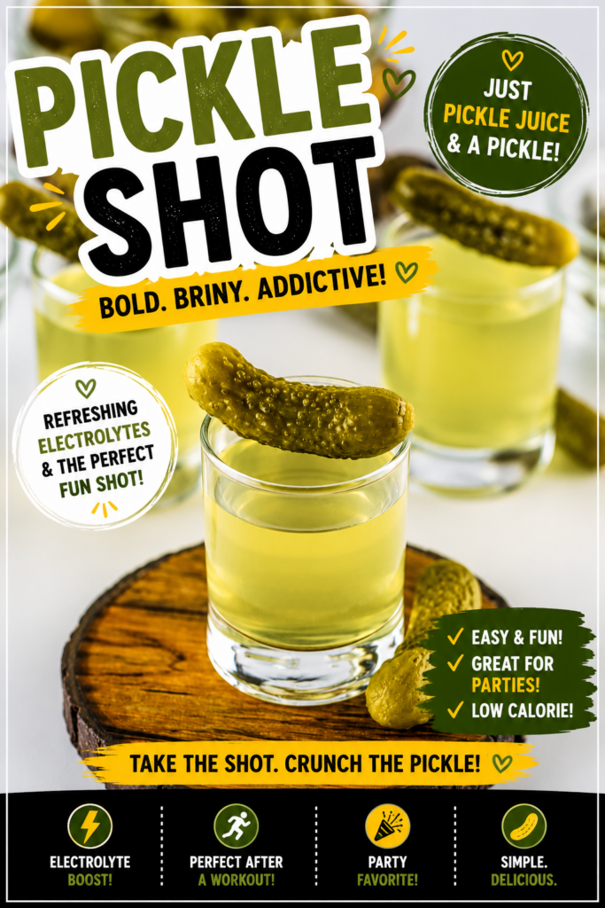 pickle shot pin new