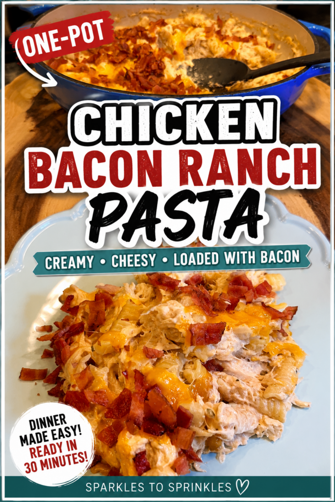 chicken bacon ranch pasta