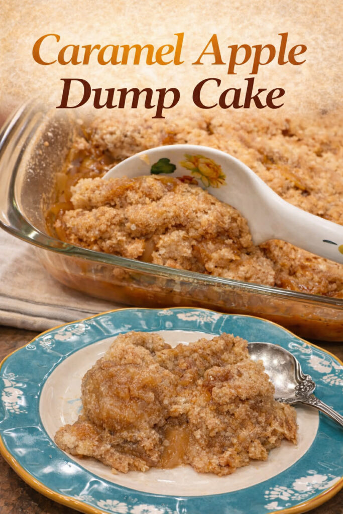 caramel apple dump cake new pin