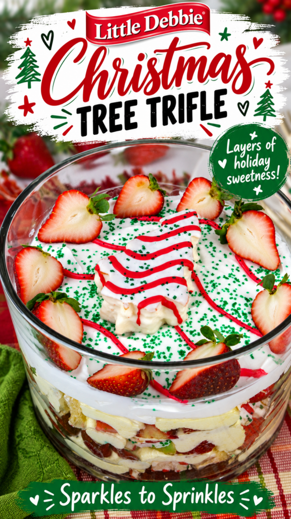 little debbie christmas tree trifle pin new