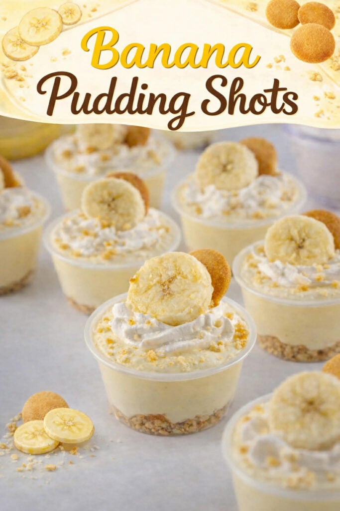 banana pudding shots pin