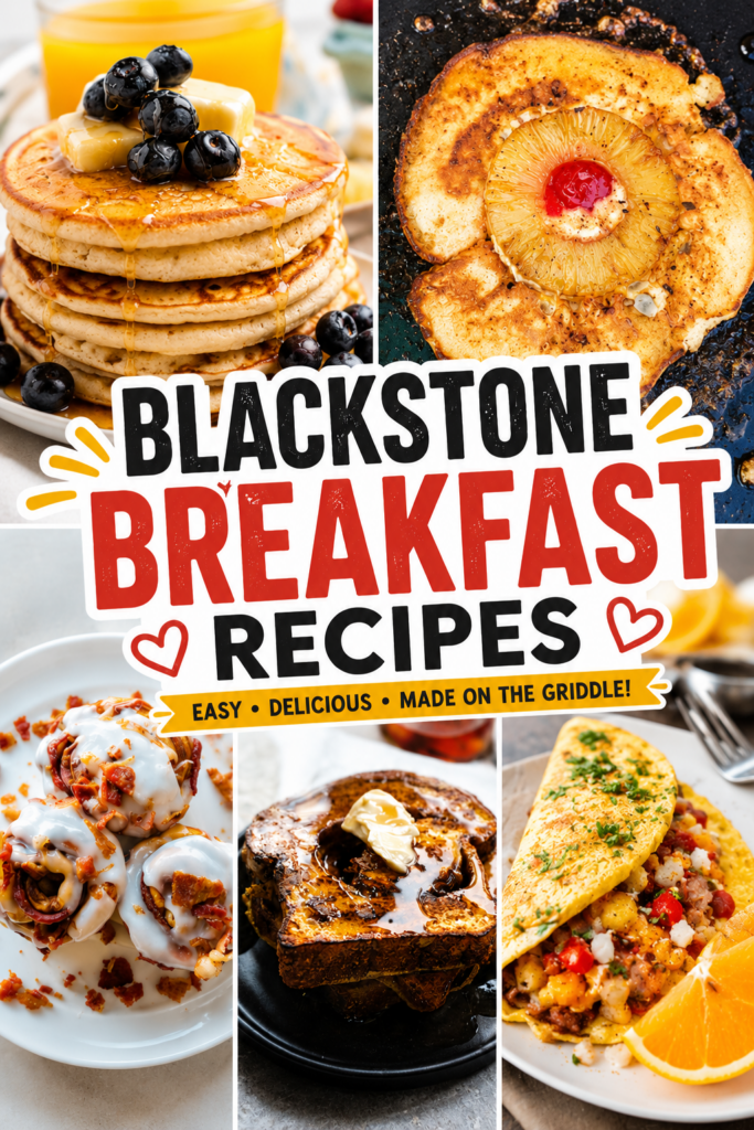 blackstone breakfast recipes pin new