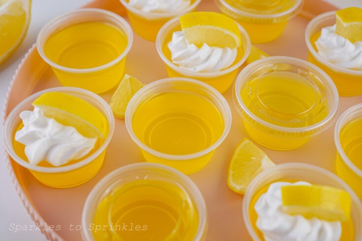 lemon drop jello shots