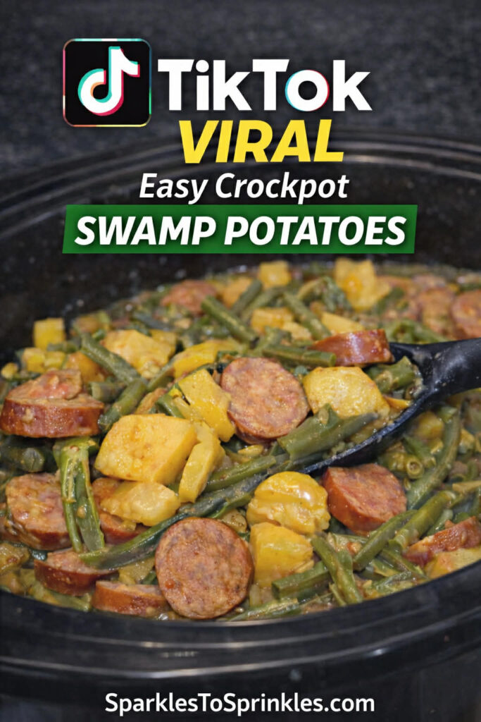 tiktok viral crockpot swamp potatoes new pin