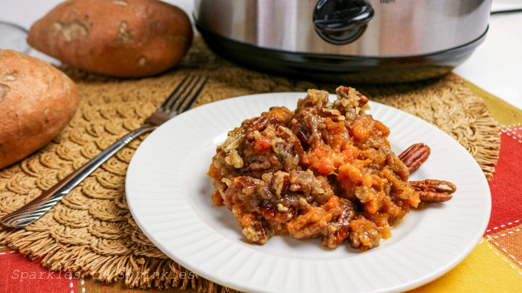crockpot sweet potato casserole
