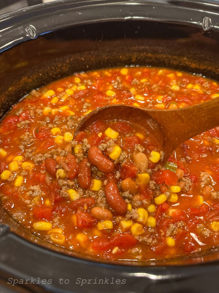 slow cooker taco soup
