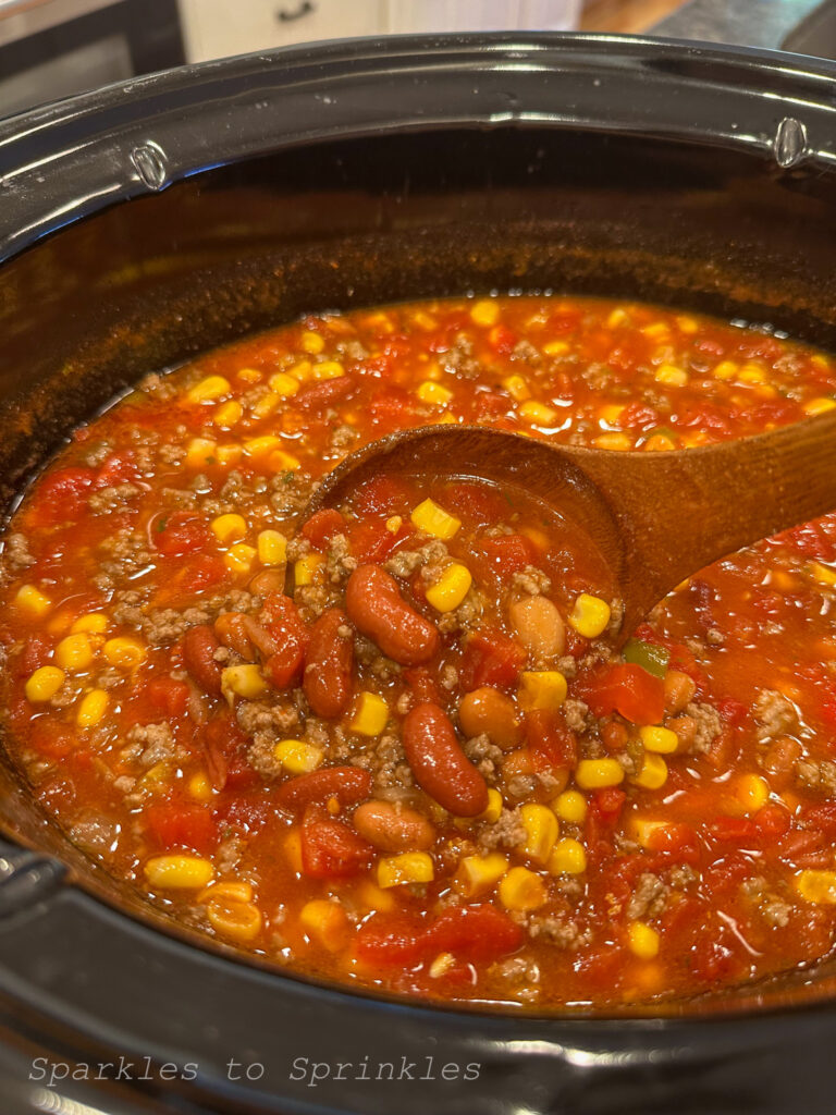 slow cooker taco soup