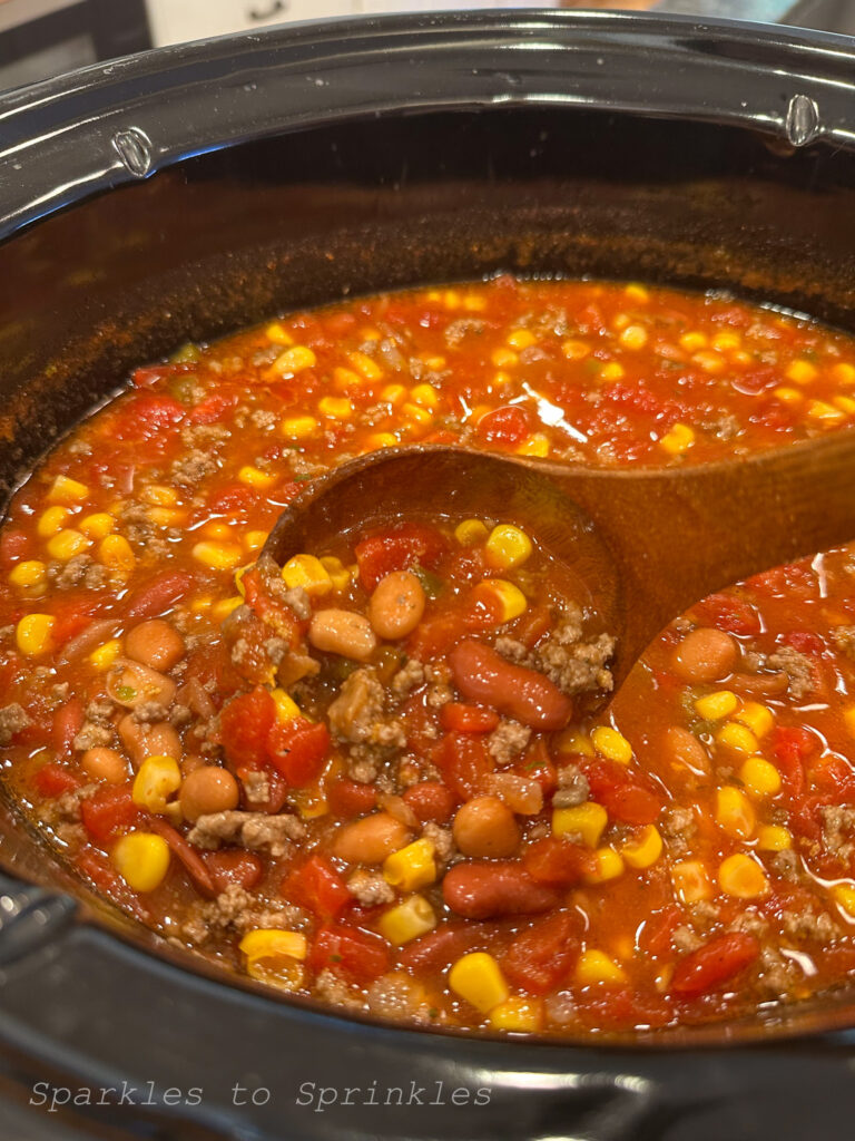 slow cooker taco soup