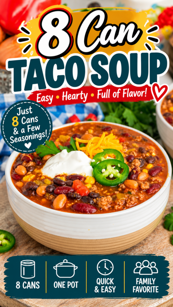 8 can taco soup pin