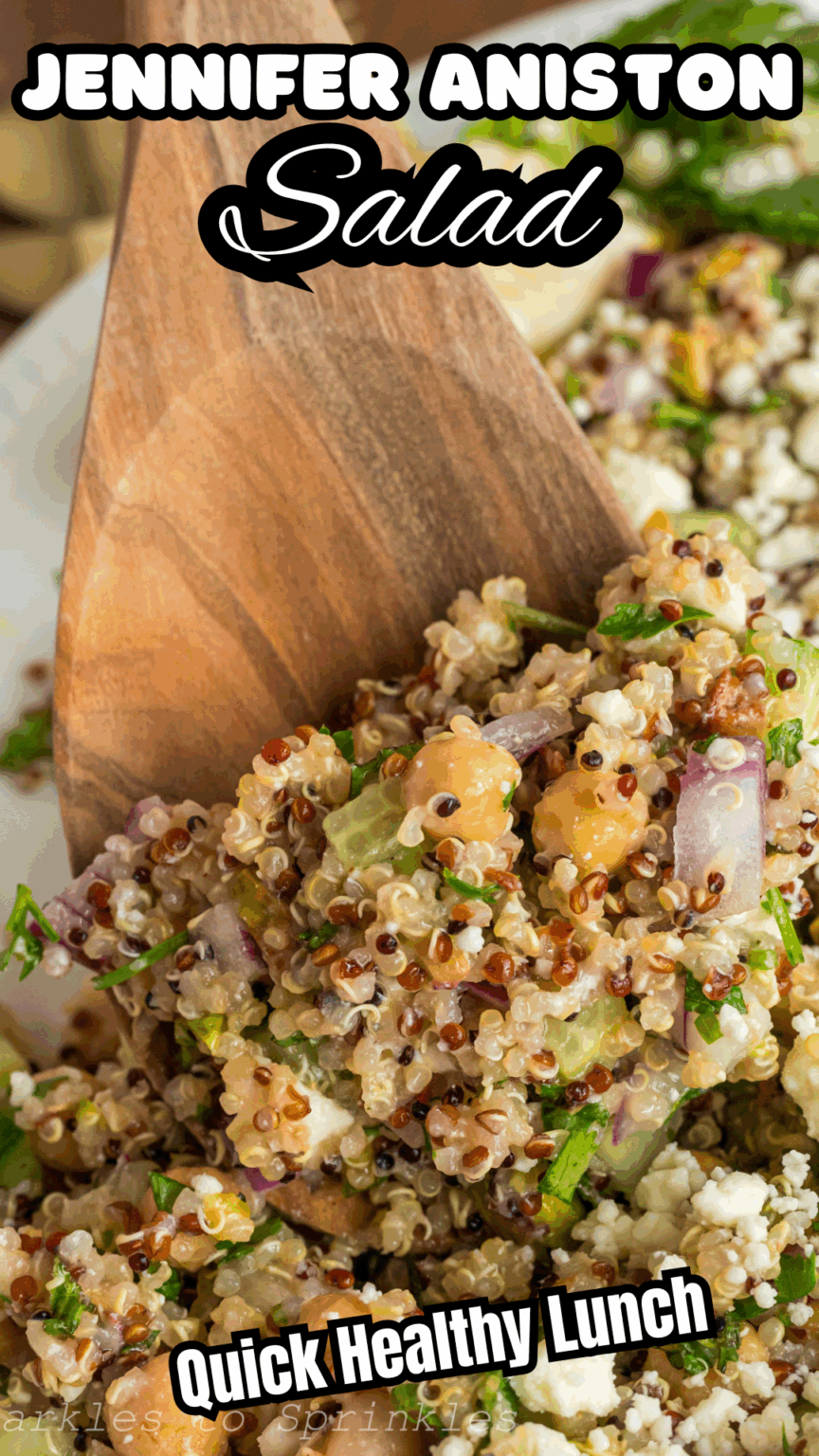 Jennifer Aniston Famous Quinoa Salad - Sparkles to Sprinkles