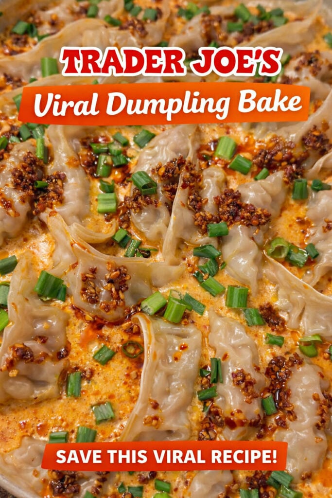 trader joes viral dumpling bake new pin