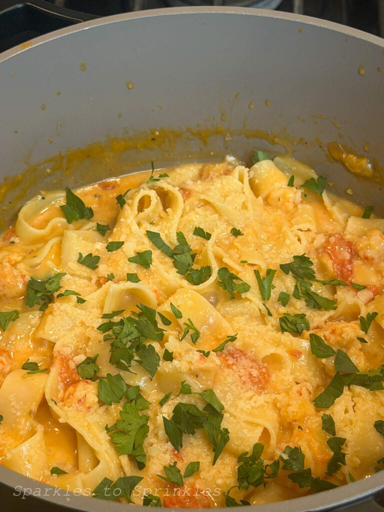 trader joe's lobster pasta 2