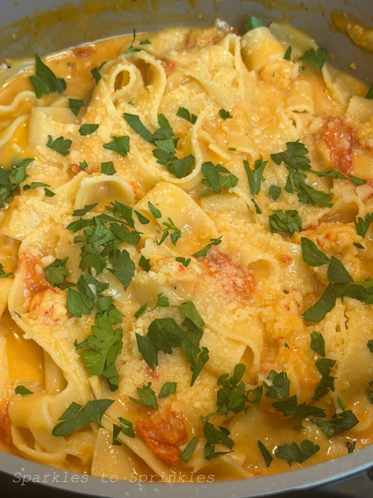 trader joe's lobster pasta 2