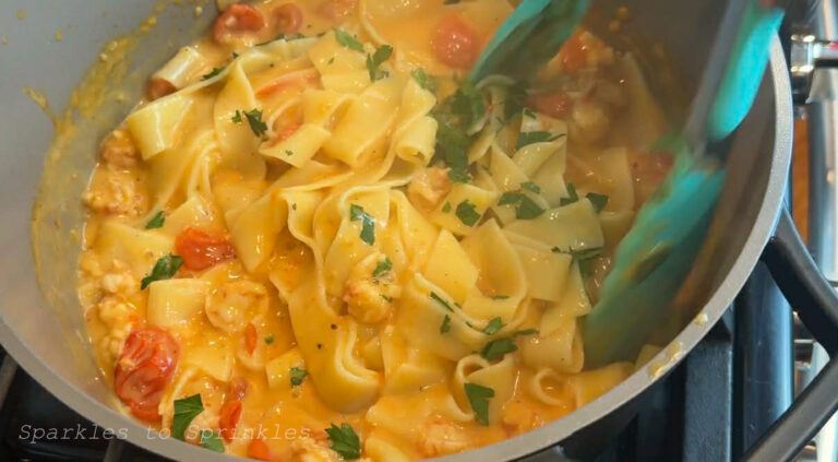 trader joe's lobster pasta 1