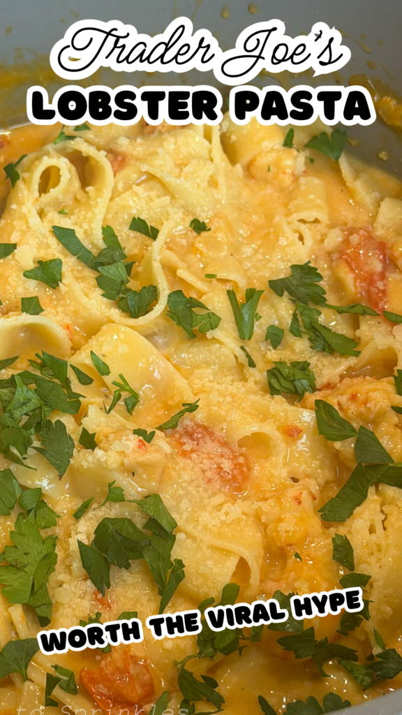 trader joe's lobster pasta long pin