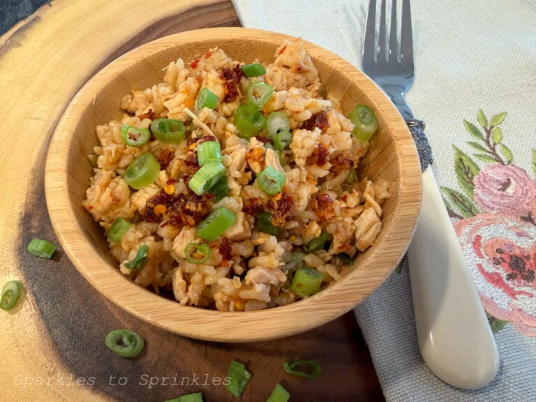 viral costco chicken scallion rice