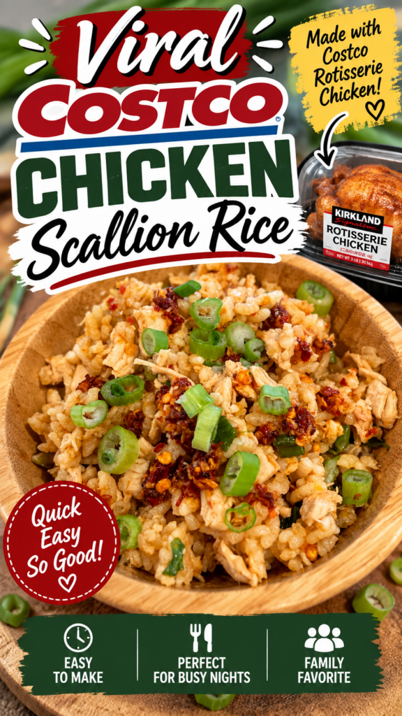 viral costco chicken scallion rice pin