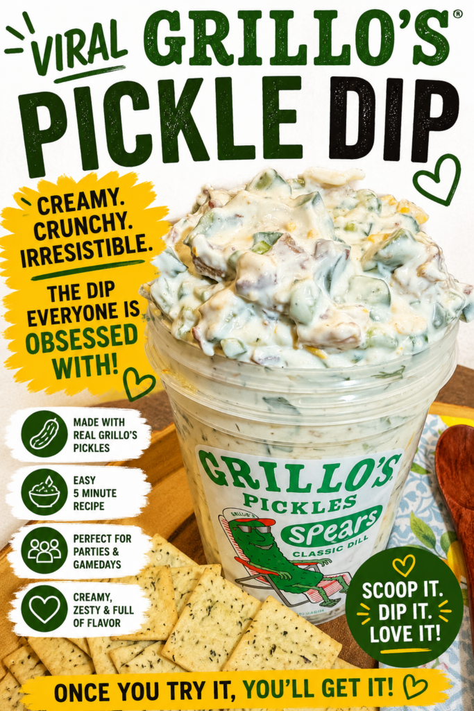 grillo pickle dip pin new