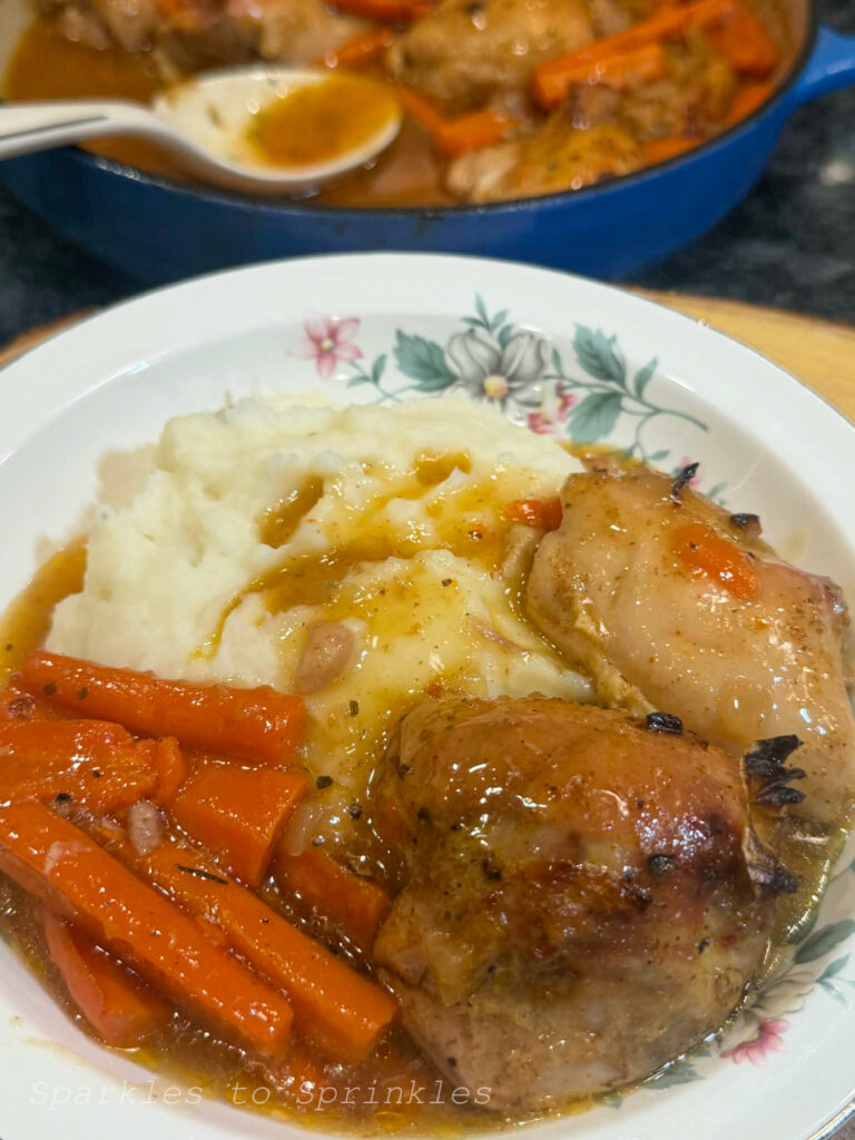 Smothered Chicken Thighs