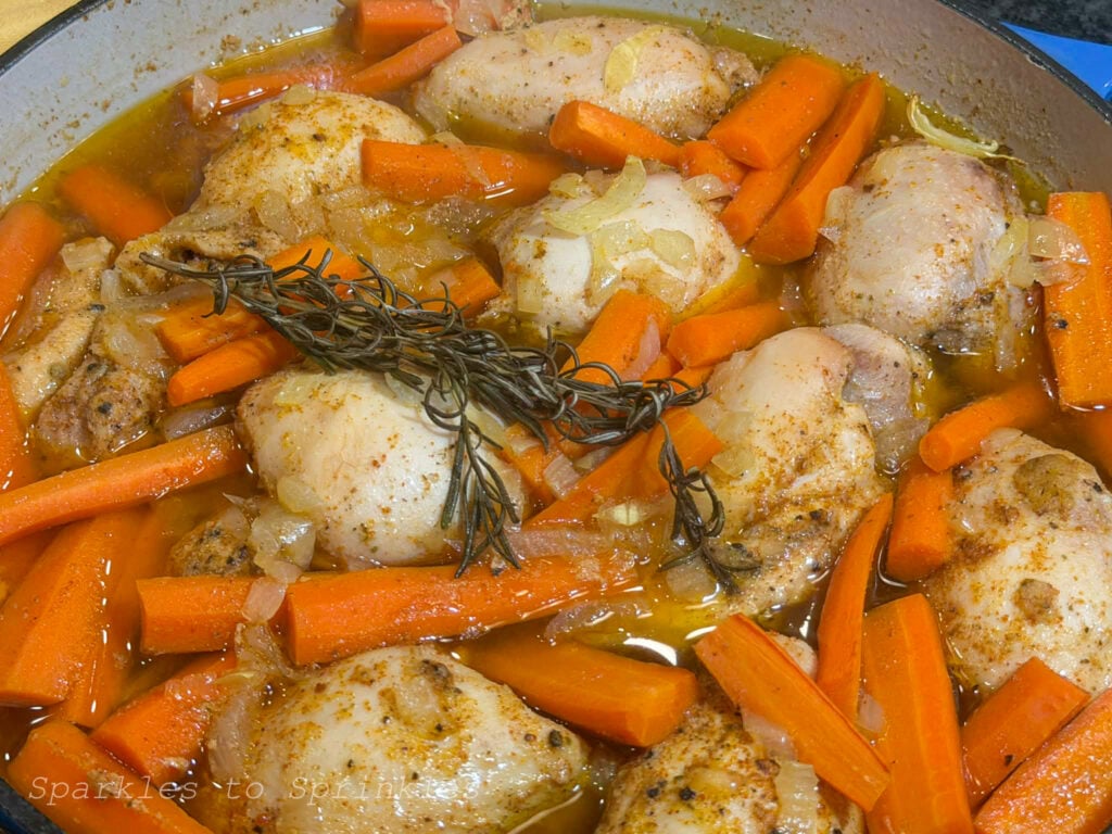 Smothered Chicken Thighs