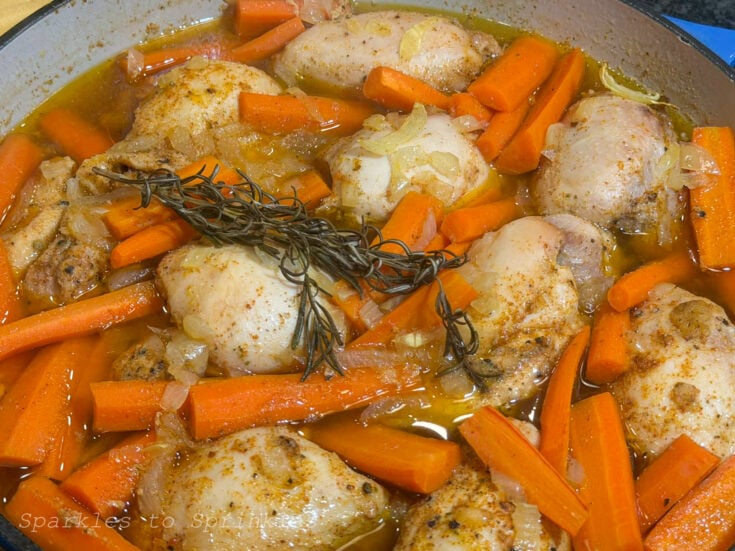 Smothered Chicken Thighs