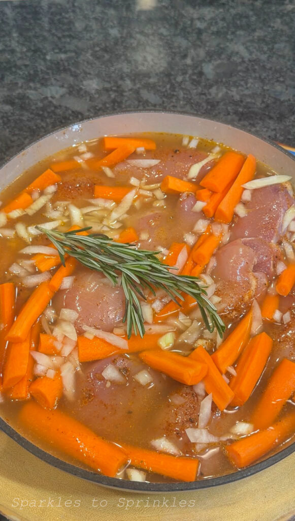 Smothered Chicken Thighs