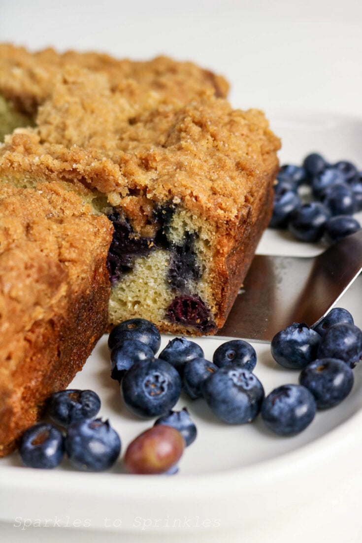 Blueberry Sour Cream Coffee Cake.