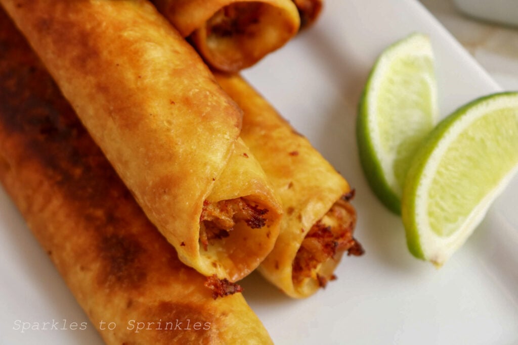 chicken flautas