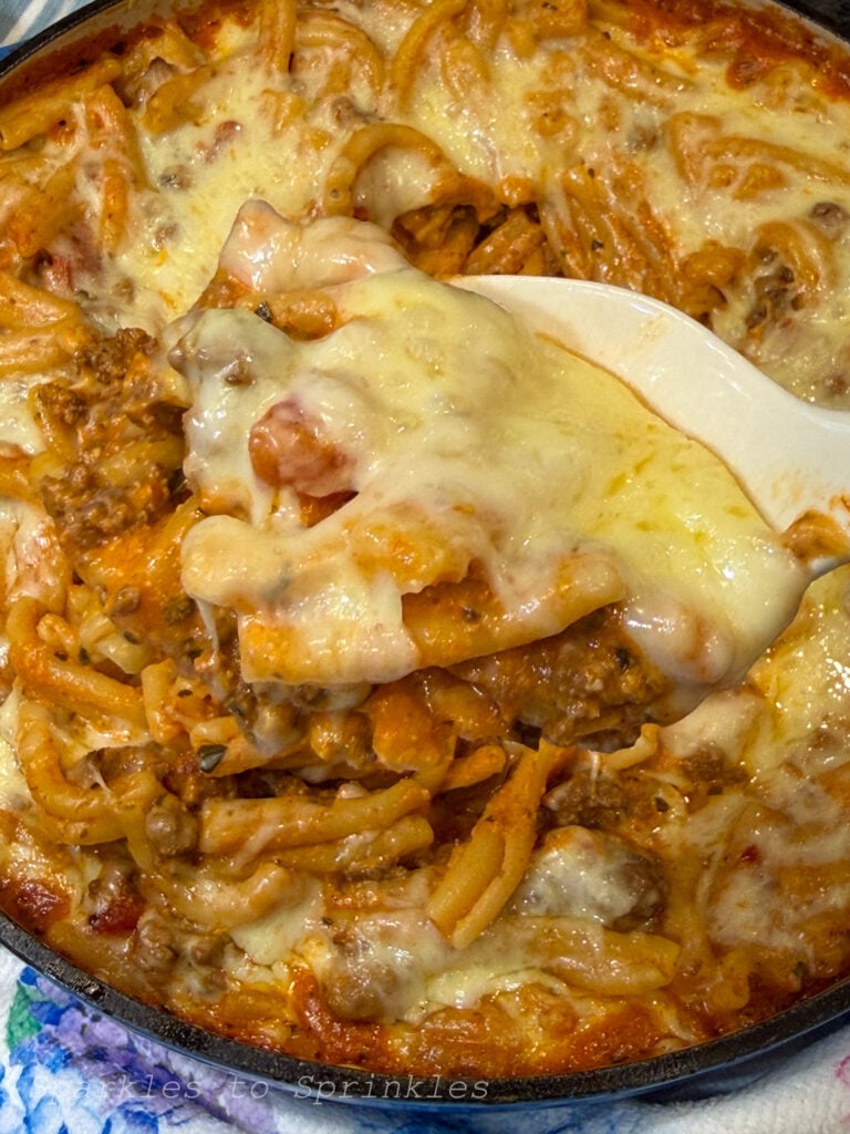 trader joes 5 ingredient garlic marinara pasta bake