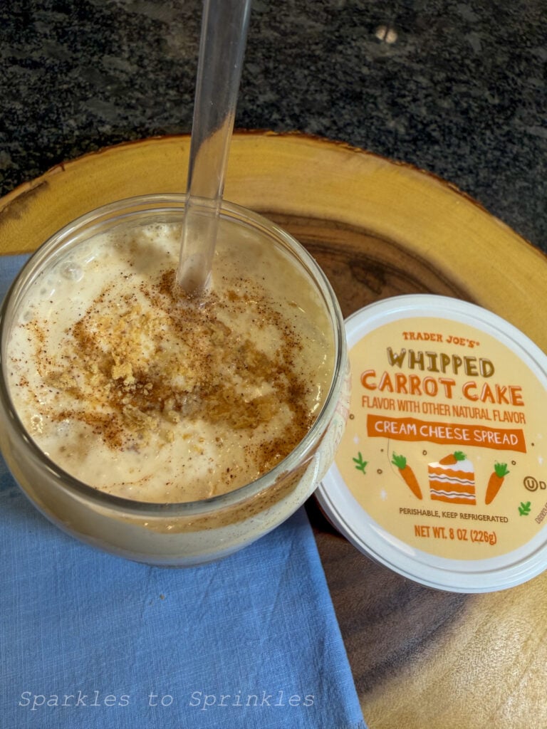 trader joe's carrot cake latte