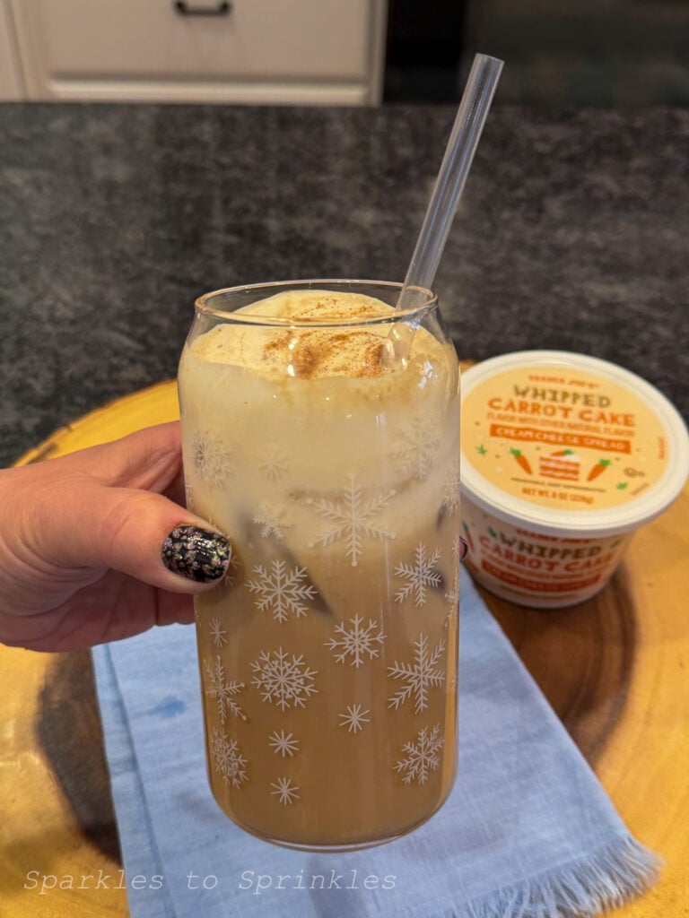 trader joe's carrot cake latte
