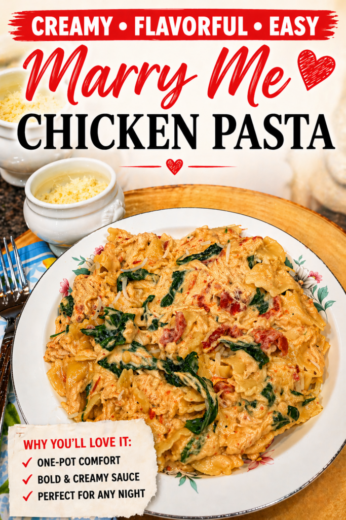 marry me chicken pasta pin