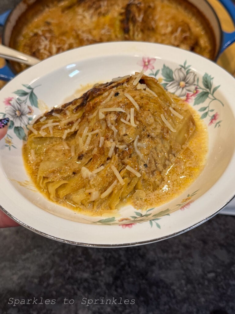 melting cabbage