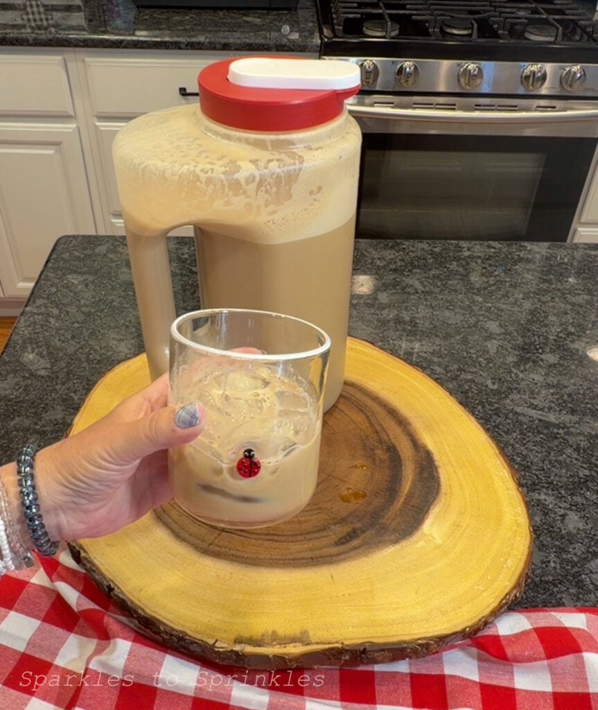big batch homemade iced coffee