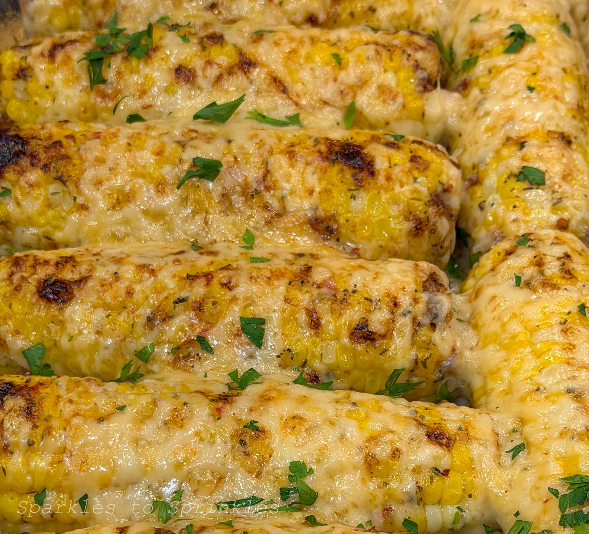 garlic parmesan corn