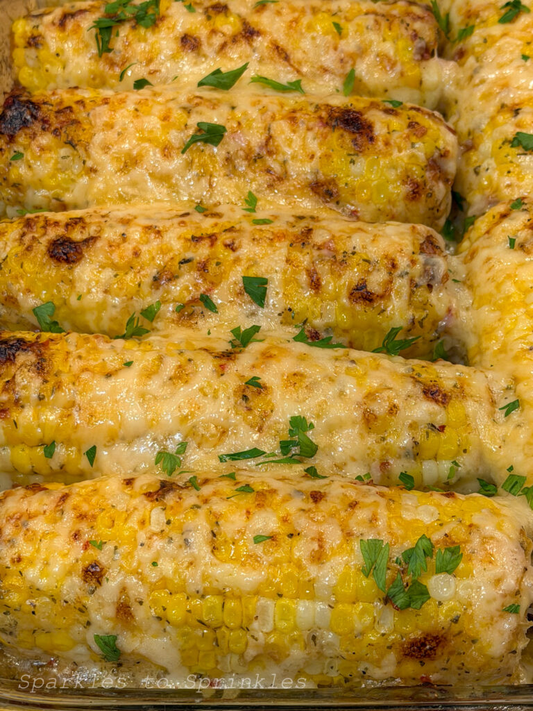 garlic parmesan corn