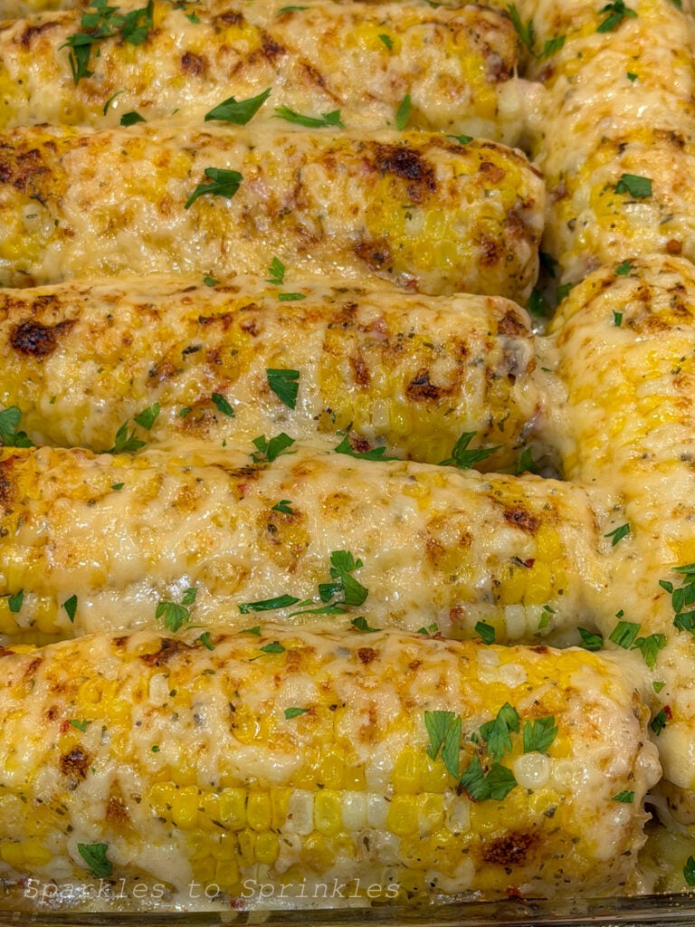 garlic parmesan corn