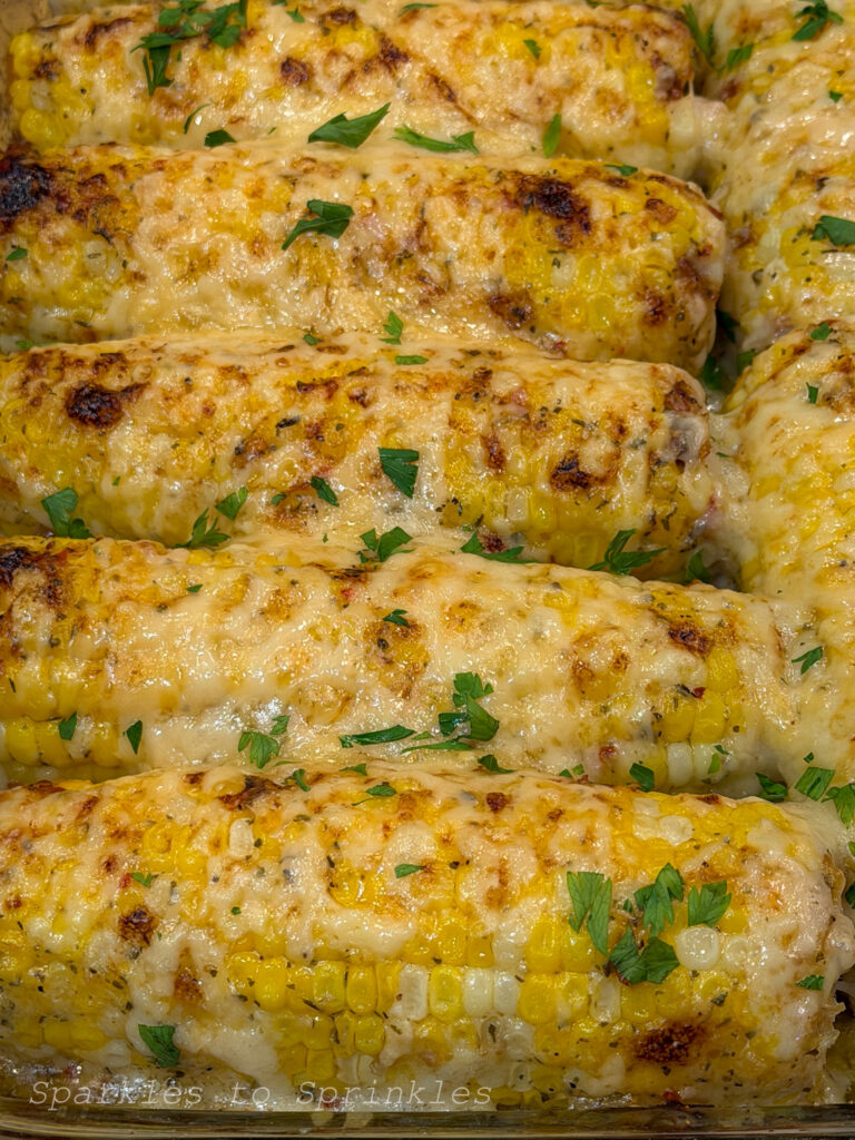 garlic parmesan corn
