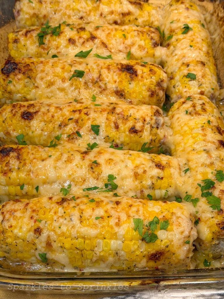garlic parmesan corn