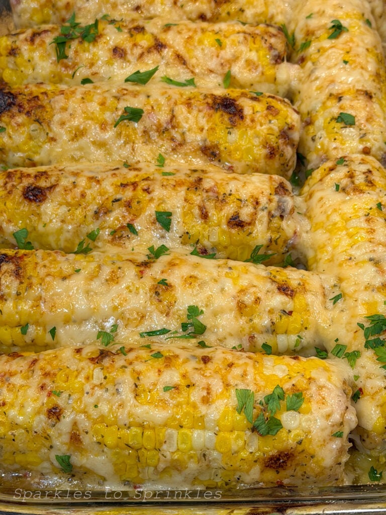 garlic parmesan corn