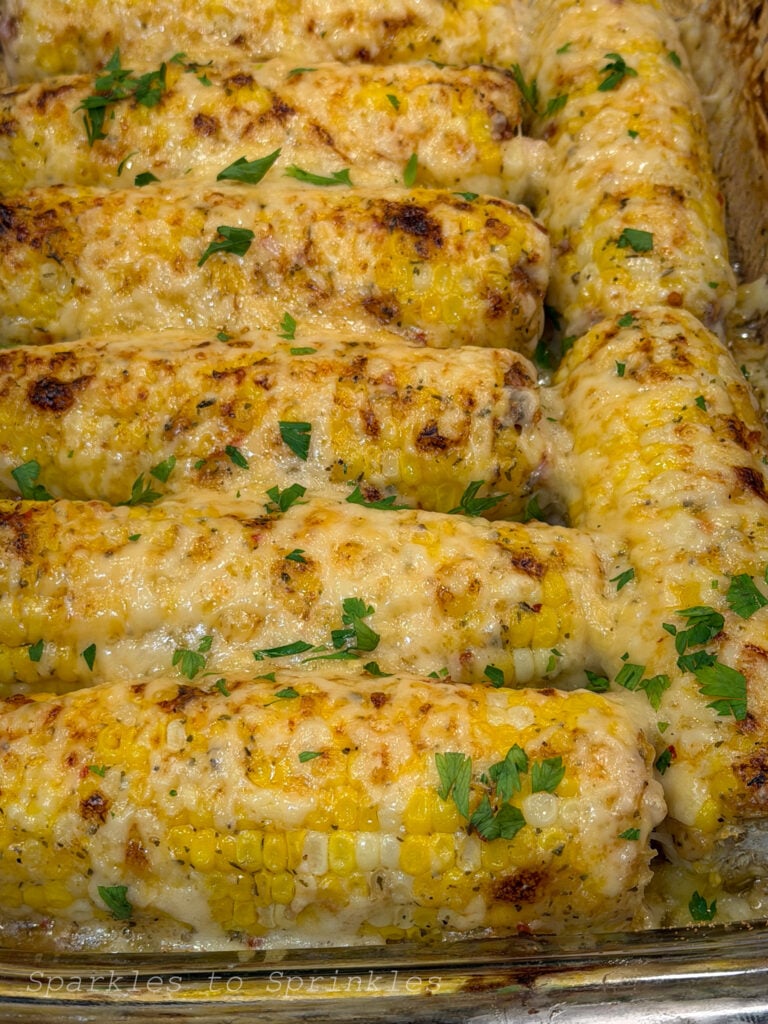 gatlic parmesan corn