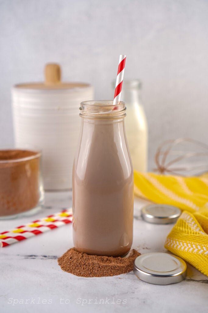 homemade chocolate nesquick mix