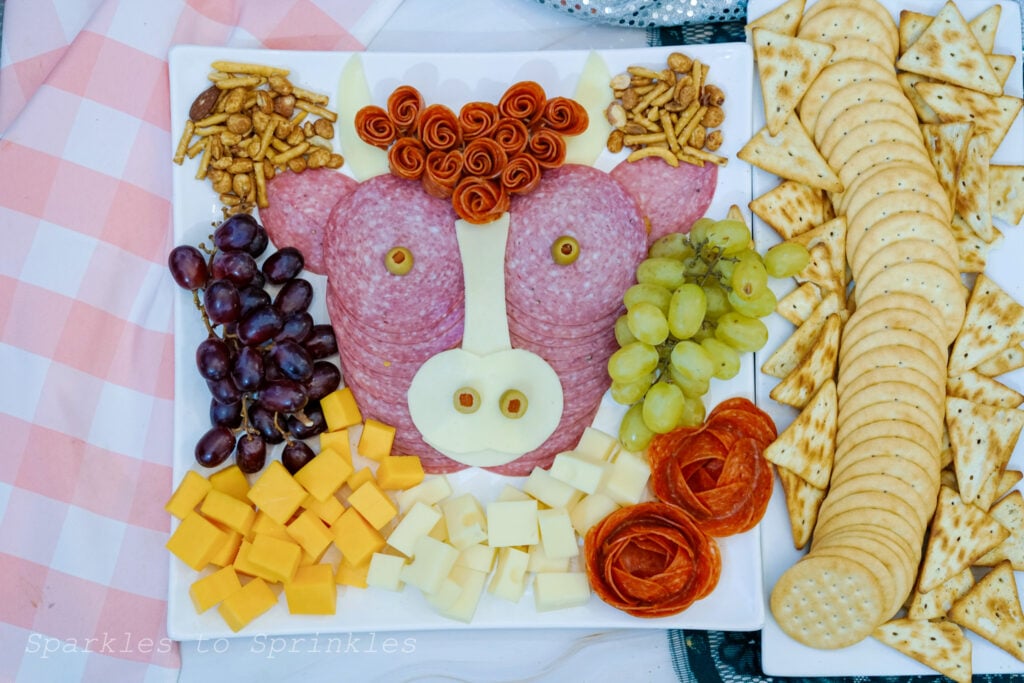 Highland Cow Charcuterie Board