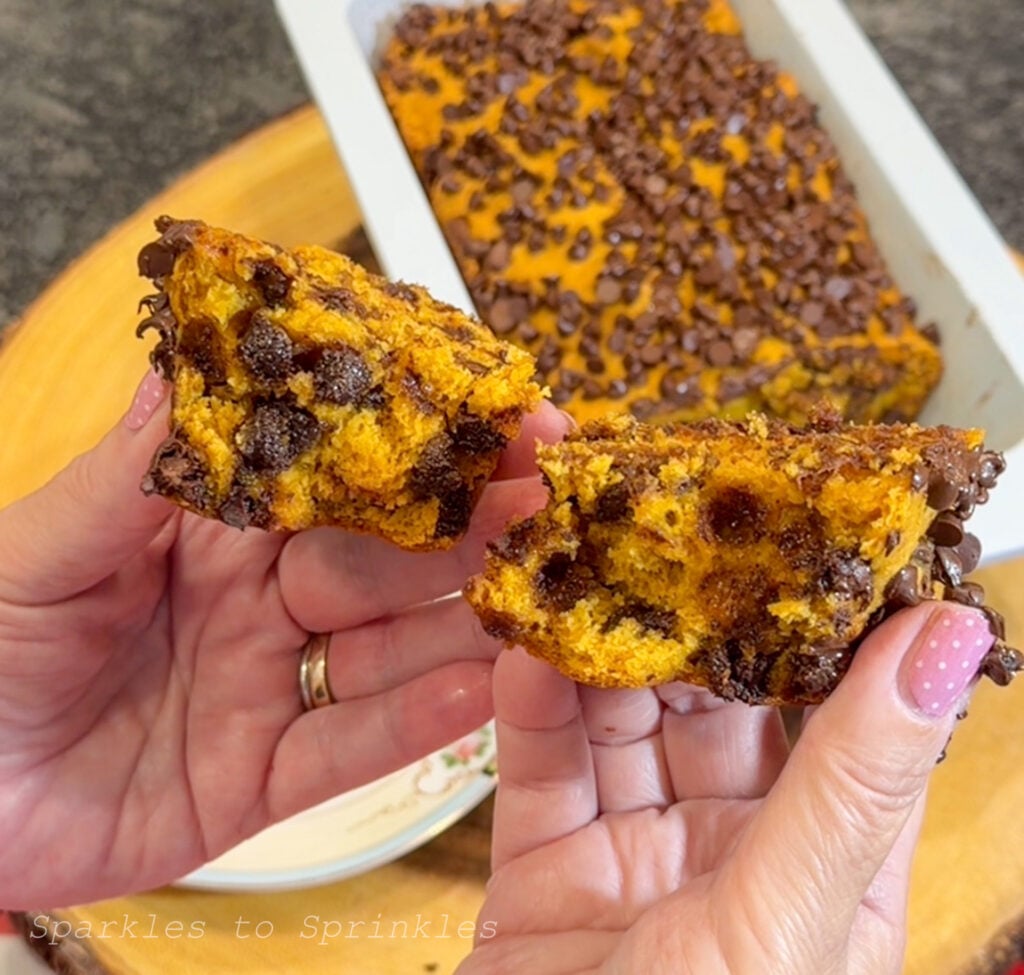 pumpkin chocolate chip bread